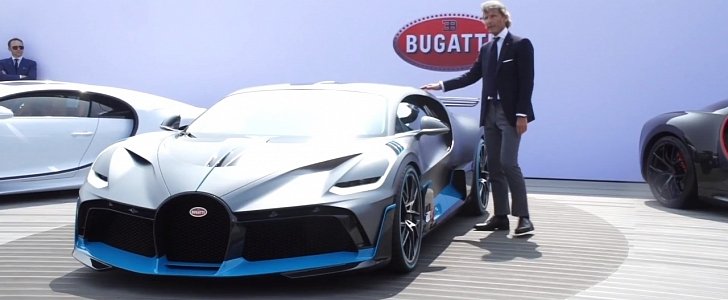 2019 Bugatti Divo and Stephan Winkelmann