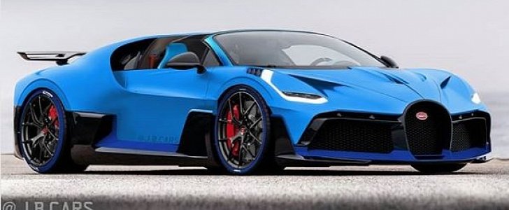Bugatti Divo Grand Sport Rendered