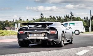 Bugatti Divo Shows up at Nurburgring, Chiron Test Mule Spotted