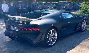 Bugatti Divo Spotted In The Wild, W16 Engine Startup Sounds Brutal