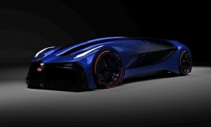 Bugatti EB4 Imagines Streamlined Future When Veyron Gets Reborn as a True Bolide