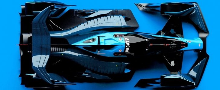Bugatti Formula One Racer rendering