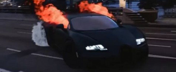 Bugatti "Ghost Rider" rendering