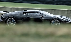 Bugatti La Voiture Noire, Automotive Haute Couture, Starts Track Testing