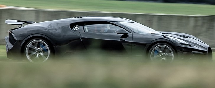 Bugatti La Voiture Noire officially starts track testing, 2 years after its official presentation