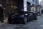 Bugatti La Voiture Noire Shows Up in London, Goes on Display for Christmas