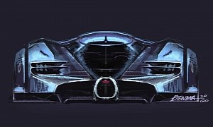 Bugatti "Le Mans" Shows Amazing Cab Forward Design