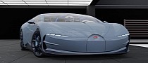Bugatti's First Four-Seater Is an All-Electric Luxo-Missile That Wets Digital Dreams