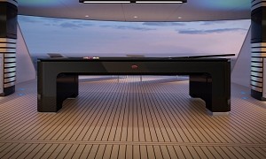 Bugatti's Latest Carbon Fiber Piece of Engineering Marvel Is a $300k Pool Table