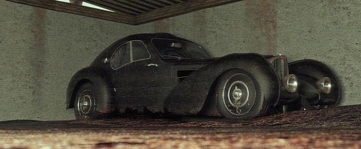 Bugatti's Lost $100M Type 57 SC Atlantic Coupe Discovered - rendering