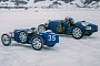 Bugatti Type 51 Goes Ice Racing, Battery-Electric Baby II Acts as the Safety Car