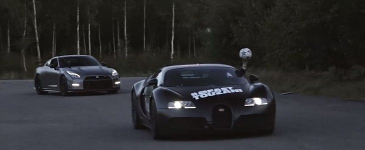 Bugatti Veyron and Nissan GT-R Nismo