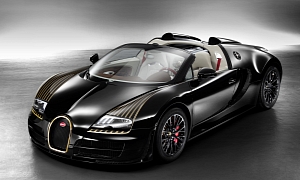 Bugatti Veyron "Black Bess" Mixes Gold, Aviation and Carbon Fiber