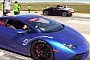 Bugatti Veyron Drag Races Supercharged Lamborghini Huracan with Stunning Results