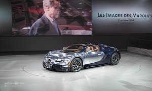 Bugatti Veyron Ettore Bugatti Legend Edition Shown at the Paris Motor Show <span>· Live Photos</span>