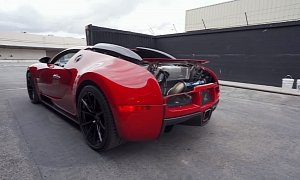 Bugatti Veyron Gets Titanium Exhaust System, Quad-Turbo W16 Sounds Brutal
