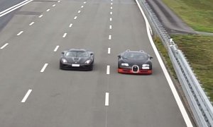 Bugatti Veyron Grand Sport Vitesse Takes on Koenigsegg Agera R in Ultimate Drag Race – Video