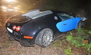 Bugatti Veyron Has a Nasty Crash in Austria