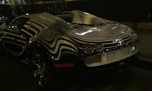 Bugatti Veyron l’Or Blanc Has Saudi Arabia License Plates
