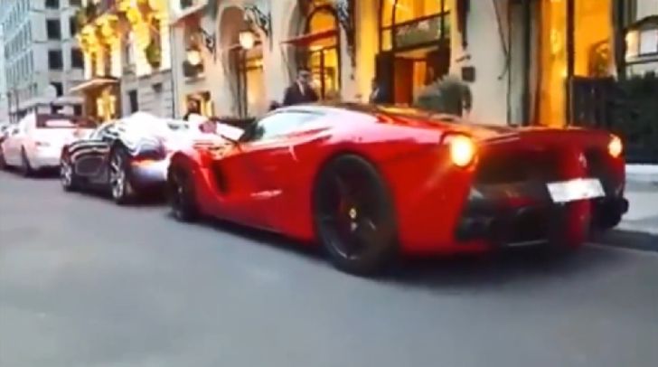 Bugatti Veyron Bumps into LaFerrari