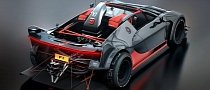 Bugatti Veyron Racecar Rendered as Track Terminator
