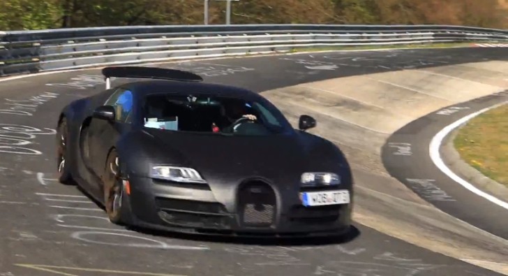 Bugatti Veyron successor testing