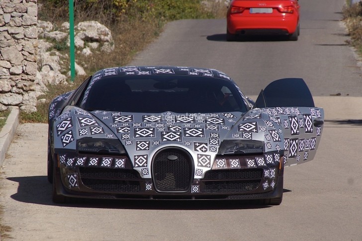 Bugatti Veyron Successor Spyshots