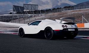 Bugatti Veyron Takes on Fuji Speedway