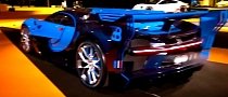 Bugatti Vision Gran Turismo Exhaust Sounds Insanely Good at Paris Concept Show