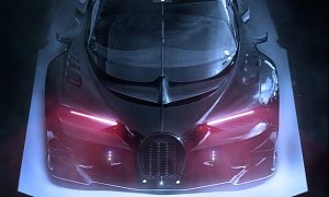 Bugatti Vision Grand Turismo Becomes the Ultimate Darth Vader Car