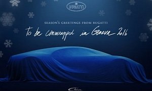 Bugatti’s Christmas Card Teases Us with the Chiron