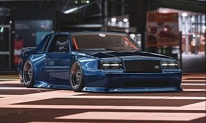 Buick GNX Widebody Is Like a Slammed CGI Antihero Looking for Total Redemption
