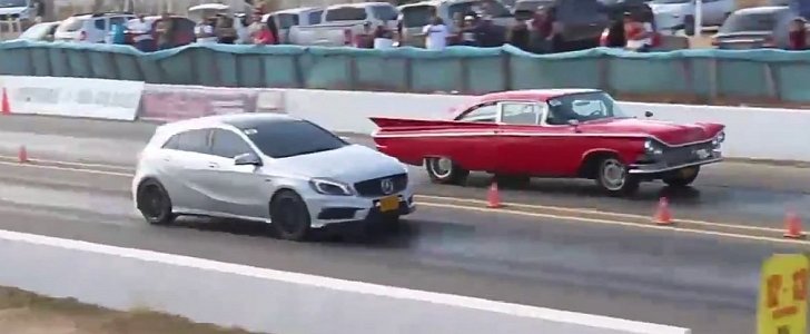 Buick LeSabre vs. A45 AMG and Audi S4: Possibly the Strangest Drag Race Ever