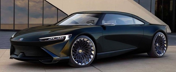 Buick Wildcat EV Concept production Regal grand National rendering by jlord8