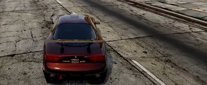 ZR350 turned into a drift car in GTA Online