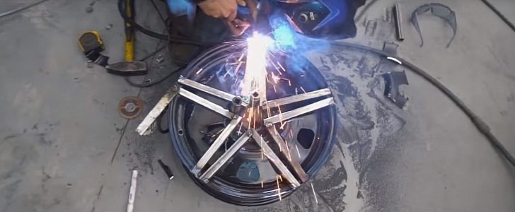 Building an AMG Replica Wheel (DIY) from a Steelie 