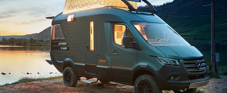 Concept camper van VisionVenture, built for the future of camping