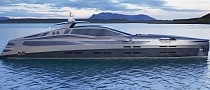 Bullet 200 Is a Megayacht Concept With a Sporty Profile and Imposing Interiors