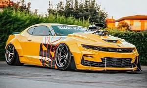 “Bumble Bee” Camaro Joins Blower Gang in Mad Max/Transformers CGI on Steroids