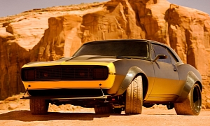 Bumblebee Becomes 1967 Camaro in Transformers 4