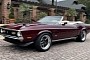 Burgundy Metallic 1971 Ford Mustang 351 Convertible Cleans up Really Nice