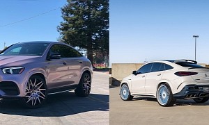 Butchered Mercedes-AMG GLE 63 Coupes on Matching Forgiatos Look Ready To Roast
