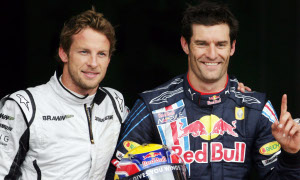 Button Happy for Webber's Win