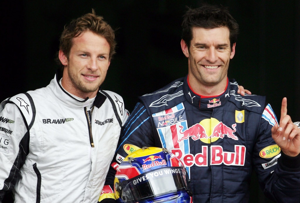 Jenson Button and Mark Webber
