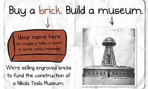 Buy a Brick To Raise the Tesla Museum