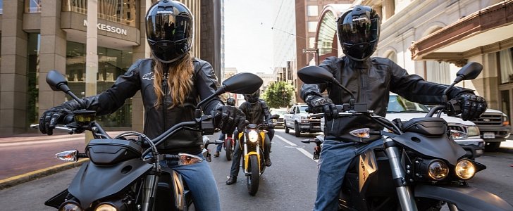 Zero Motorcycles on the street