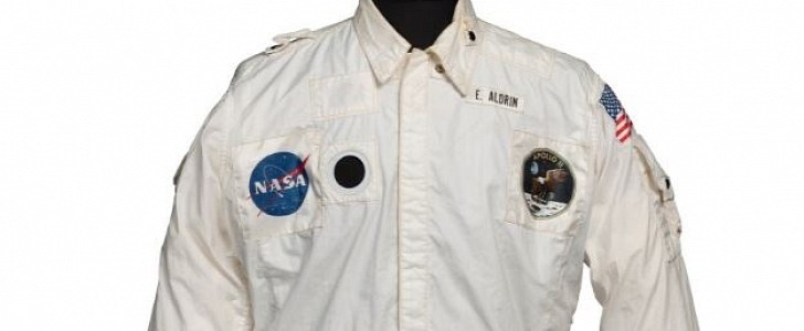 Buzz Aldrin's 1969 inflight jacket sells for $2.7 million, sets new record for space-flown memorabilia 