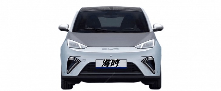 BYD Seagull, according to anonymous renderings shared on Weibo