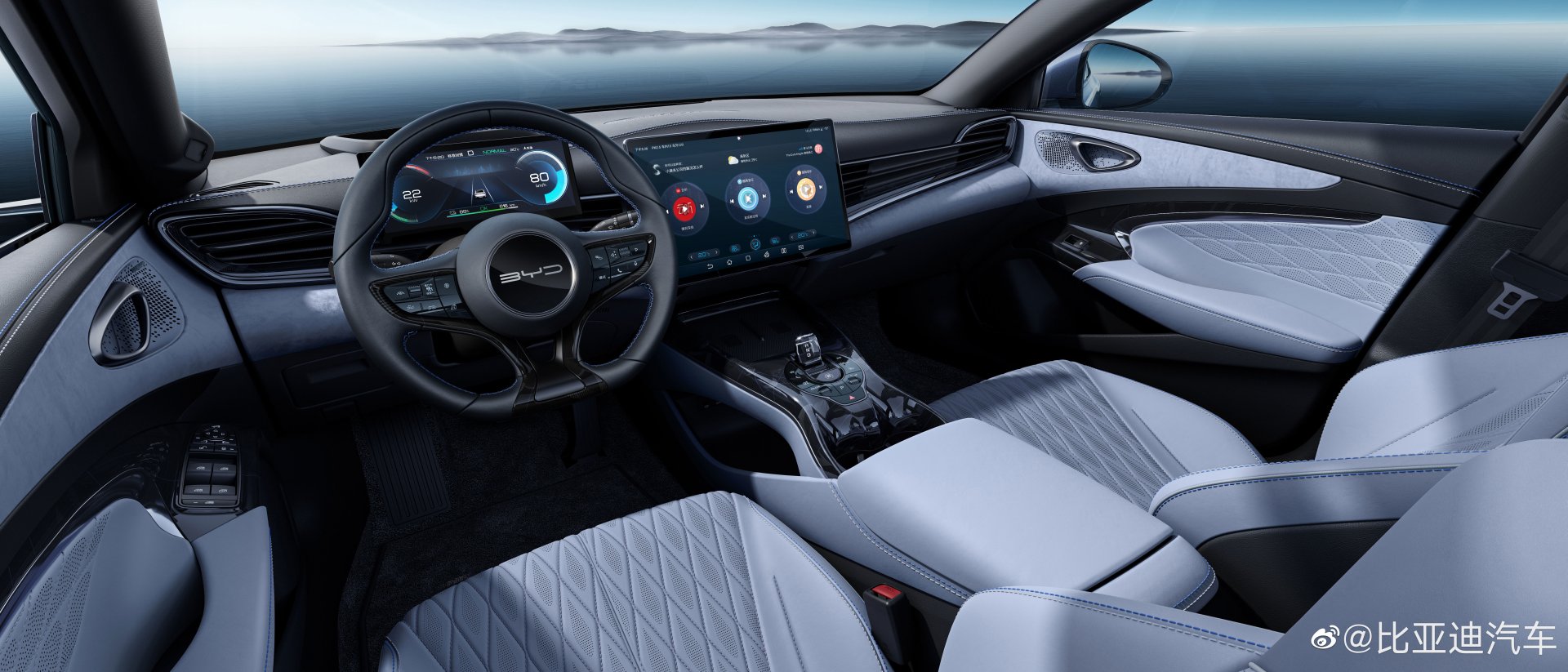 BYD Seal Interior Revealed Ahead of May Sales Start, Has Tesla