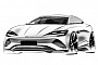 BYD Shares Sketches of Electric Coupé on E-Platform 3.0 - It’s the Ocean-X